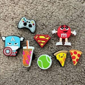 Colorful Cartoon Shoe Charms Set